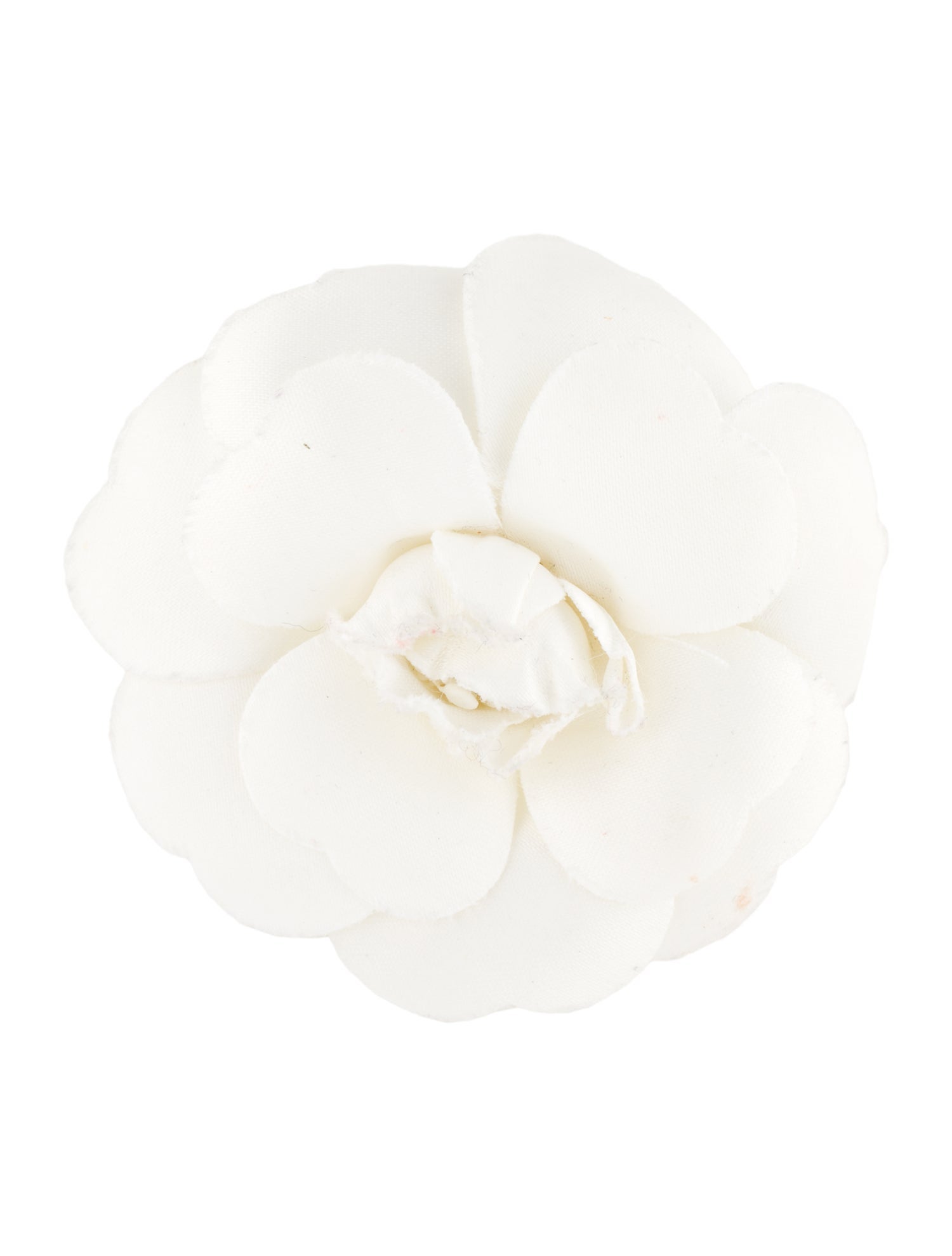 Chanel Vintage Fabric Camelia Brooch