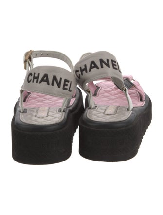 Chanel 2022 Interlocking CC Logo Espadrilles