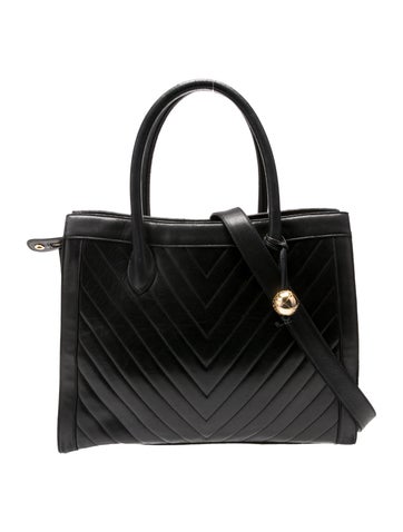 Chanel Totes Lambskin Chevron Tote