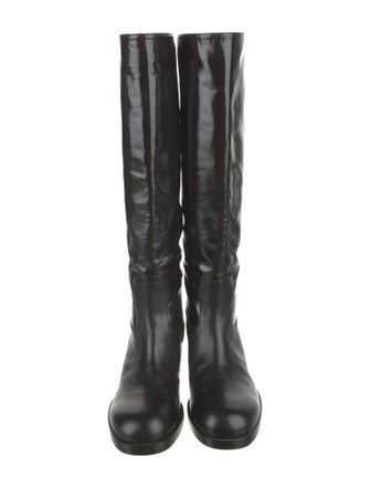 Chanel 2021 Interlocking CC Logo Riding Boots