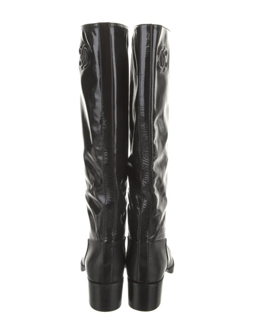 Chanel 2021 Interlocking CC Logo Riding Boots