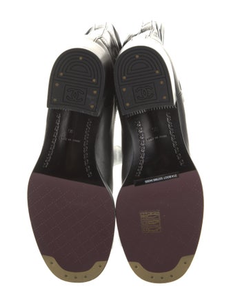 Chanel 2021 Interlocking CC Logo Riding Boots