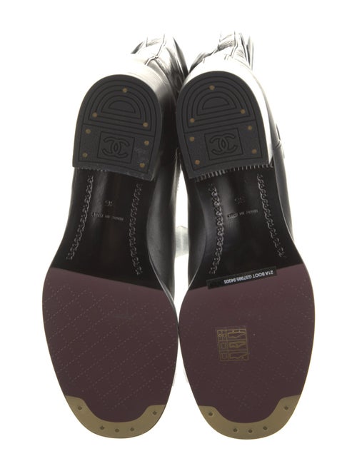 Chanel 2021 Interlocking CC Logo Riding Boots