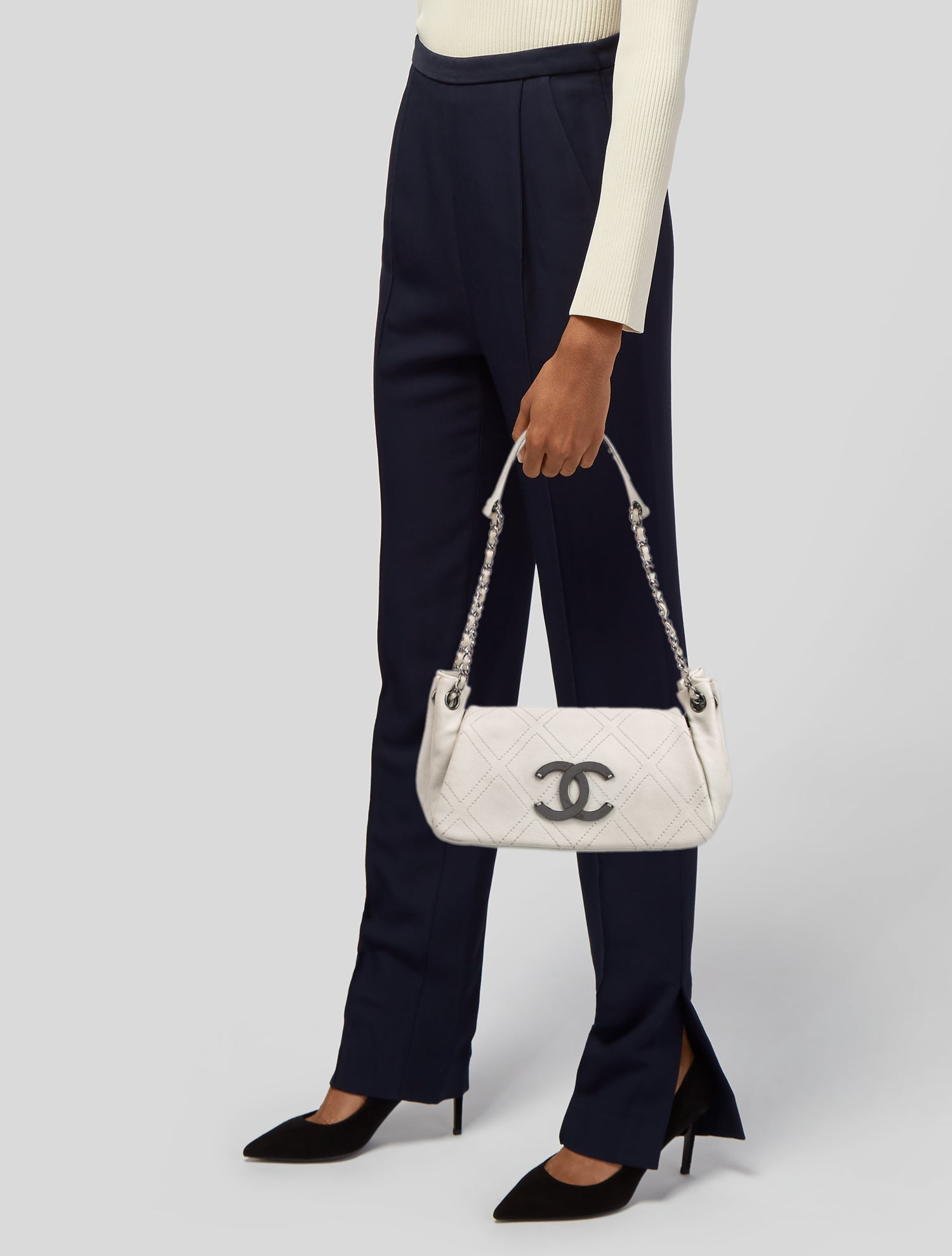 Chanel Diamond Stitch Accordion Flap