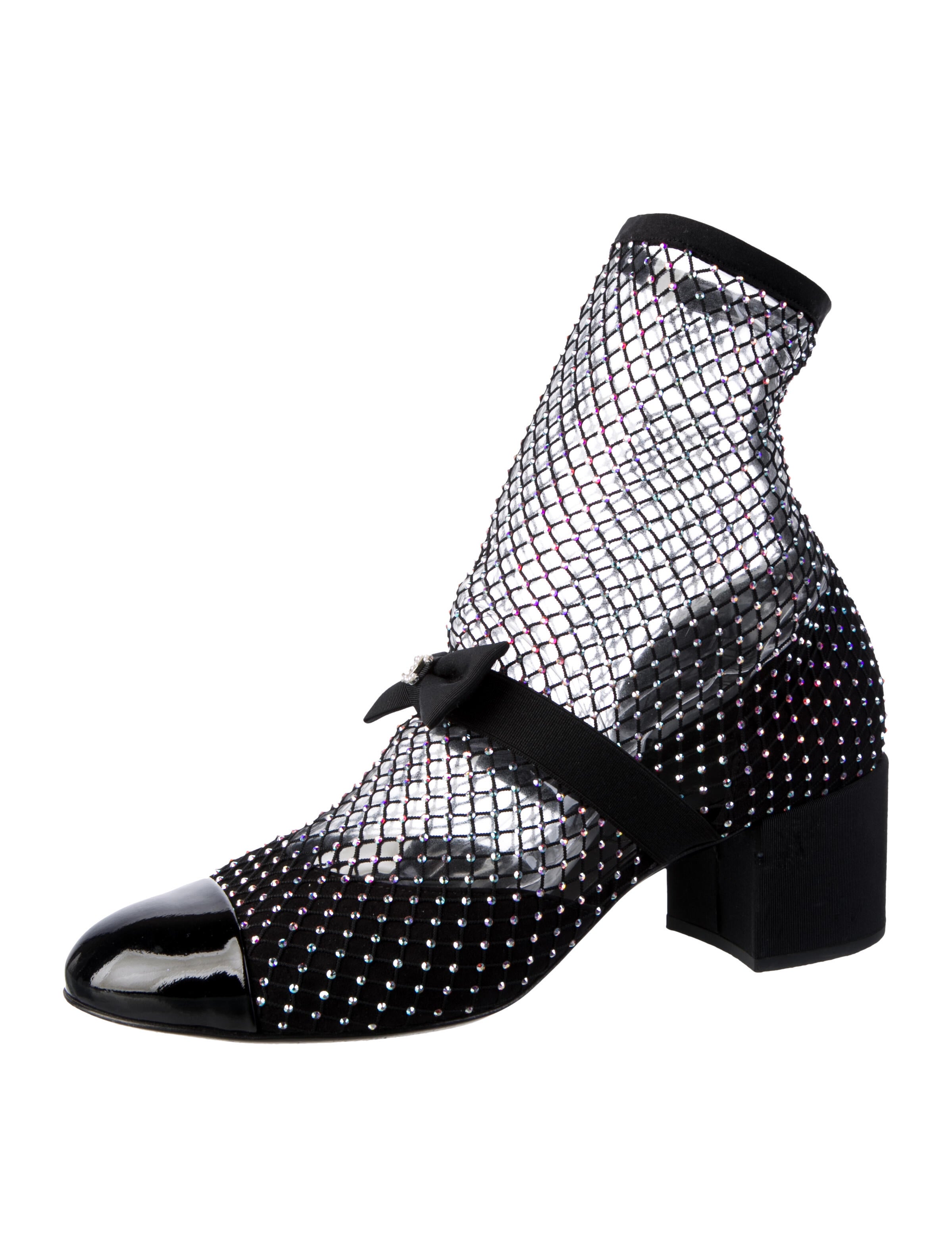 Chanel 2023 Interlocking CC Logo Sock Boots