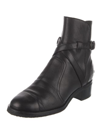 Chanel 2014 Calfskin Moto Boots