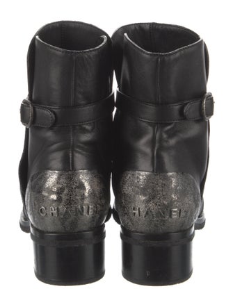 Chanel 2014 Calfskin Moto Boots