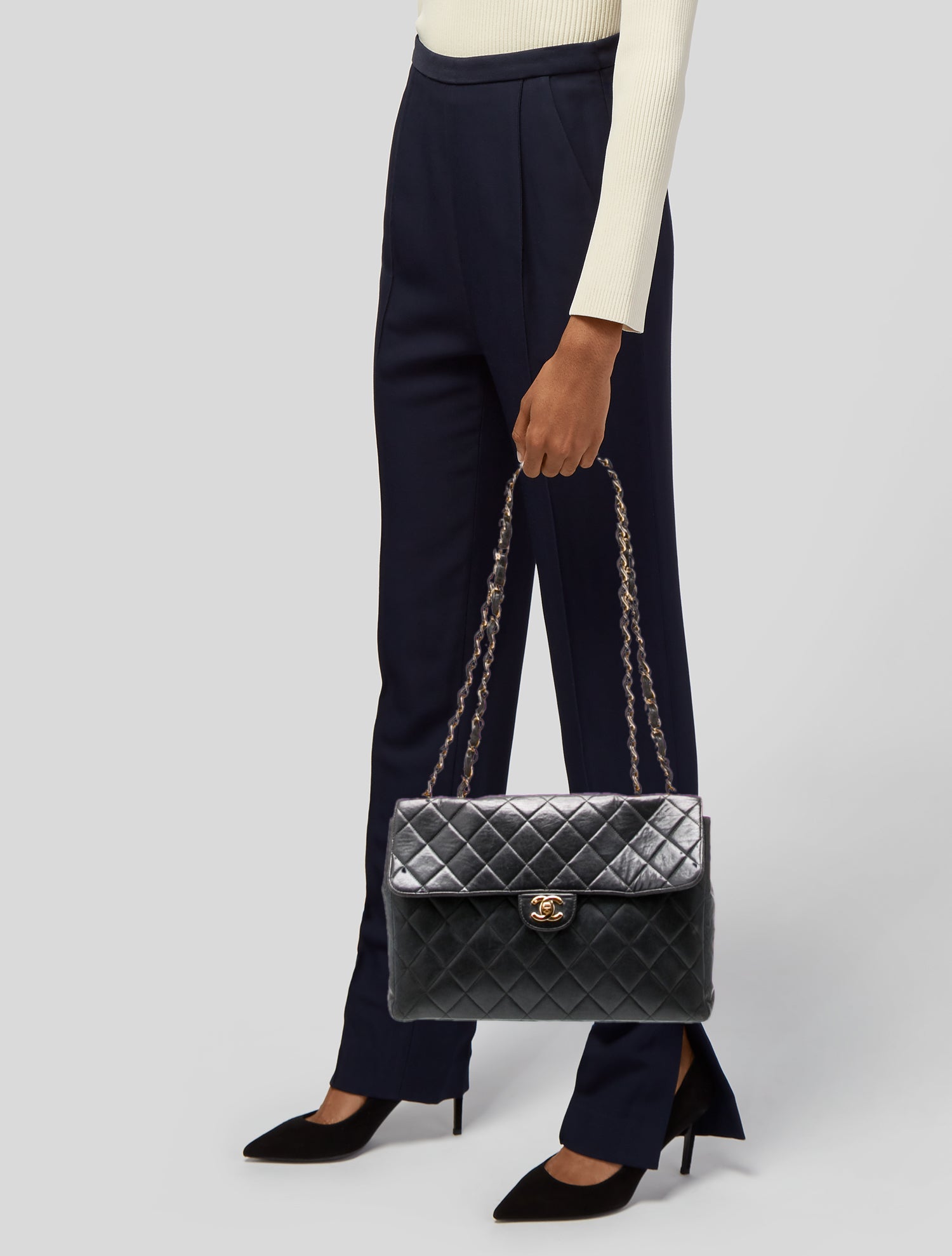 Chanel Jumbo Square Classic Flap Bag