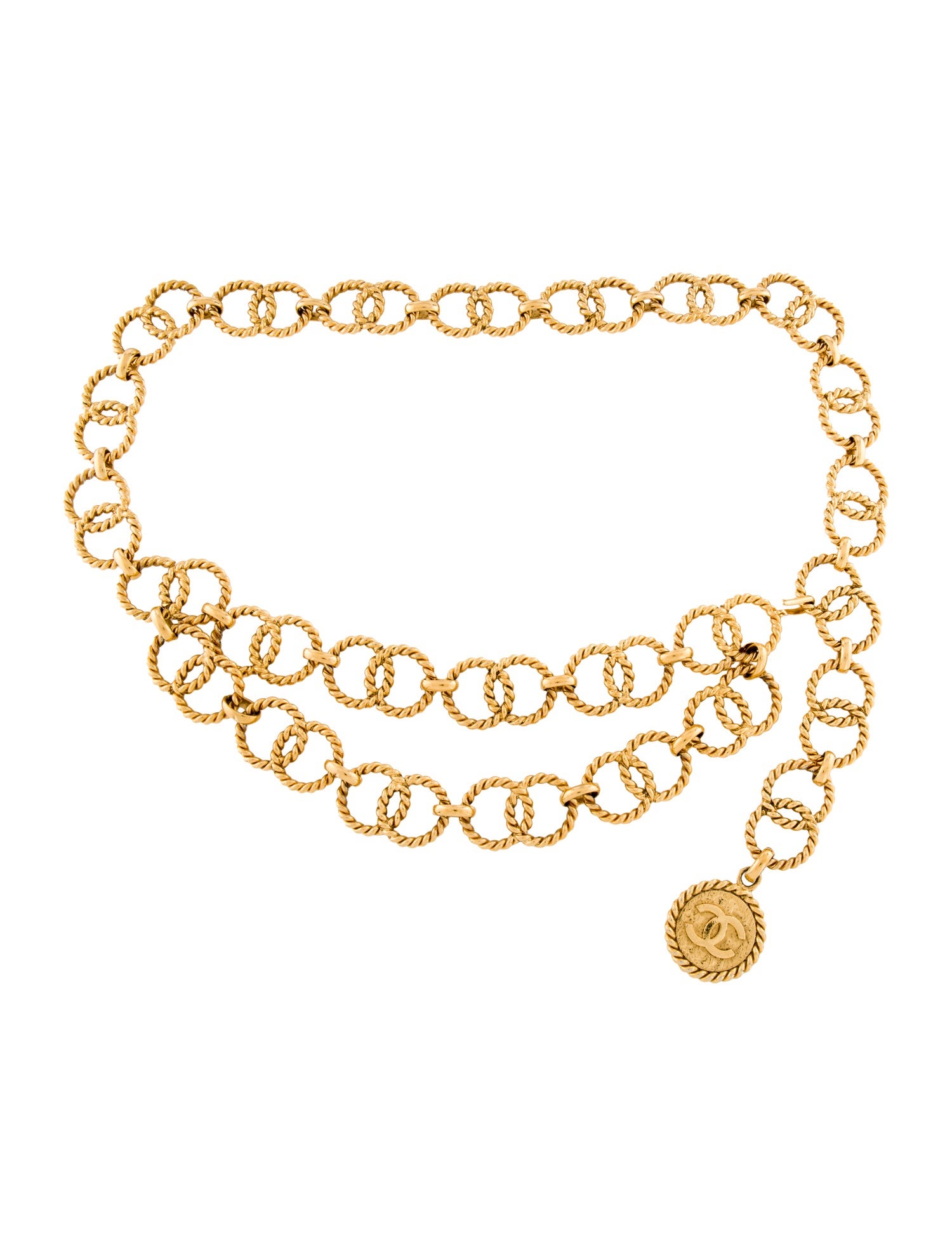 Chanel Vintage Late 1980's - Early 1990's Waist Belt