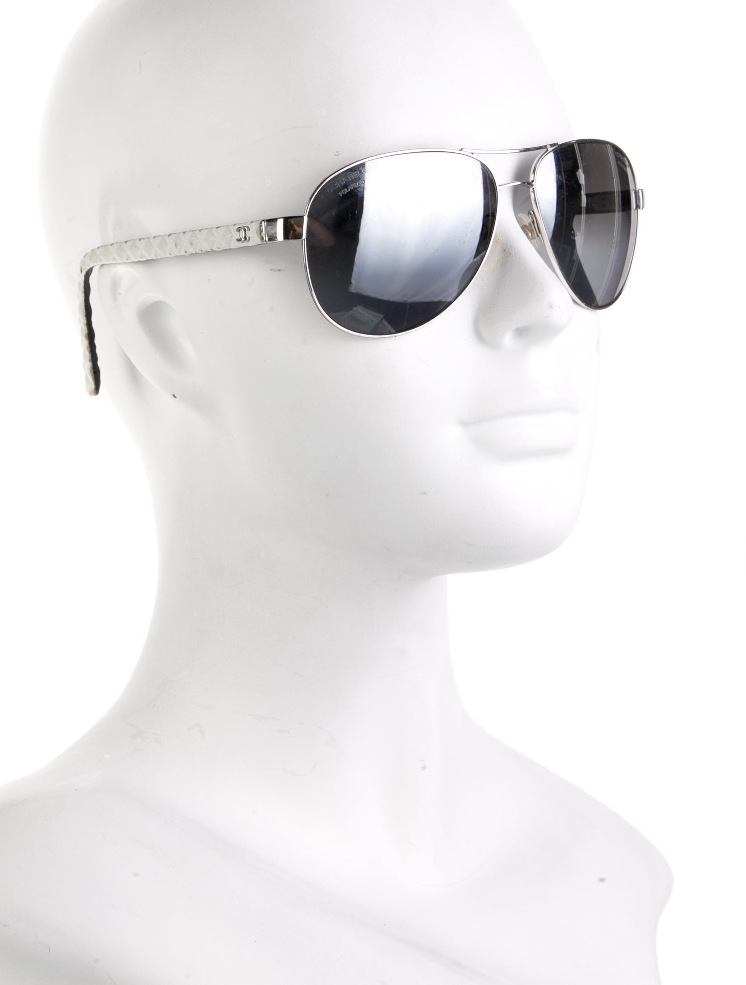 Chanel Interlocking CC Logo Aviator Sunglasses