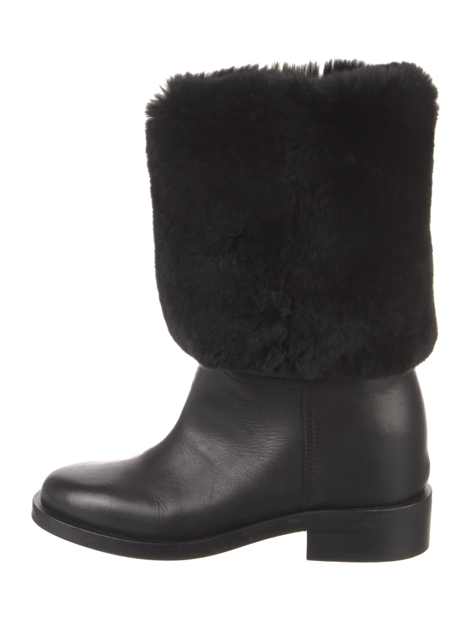 Chanel 2015 Interlocking CC Logo Boots