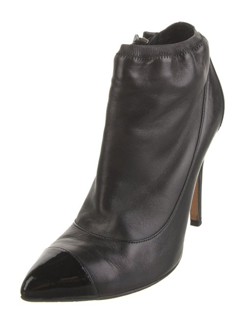 Chanel Interlocking CC Logo Leather Boots