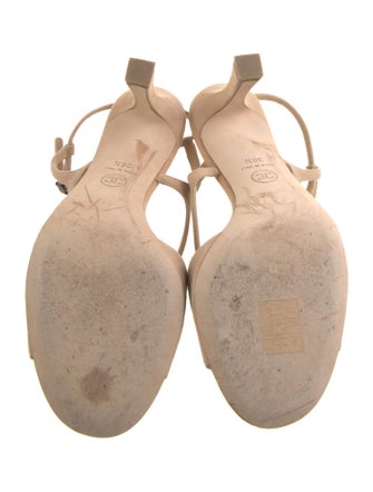 Chanel 2021 Interlocking CC Logo Slingback Sandals