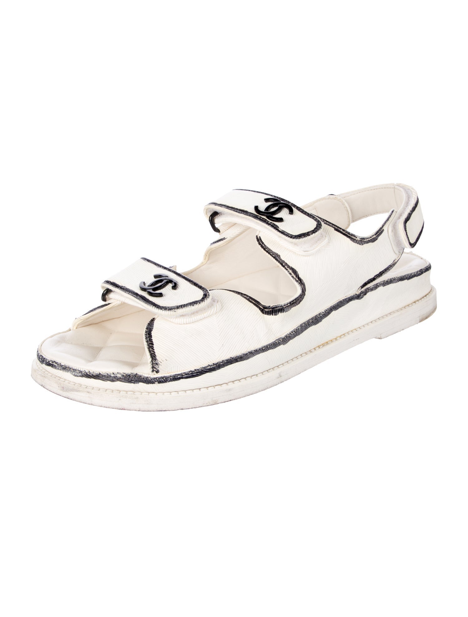 Chanel Interlocking CC Logo Espadrilles