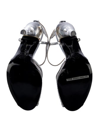 Chanel Interlocking CC Logo Mesh Sandals