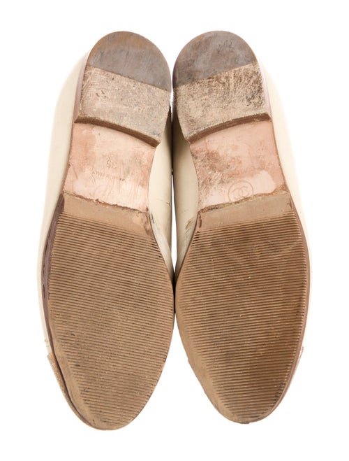 Chanel Interlocking CC Logo Leather Flats