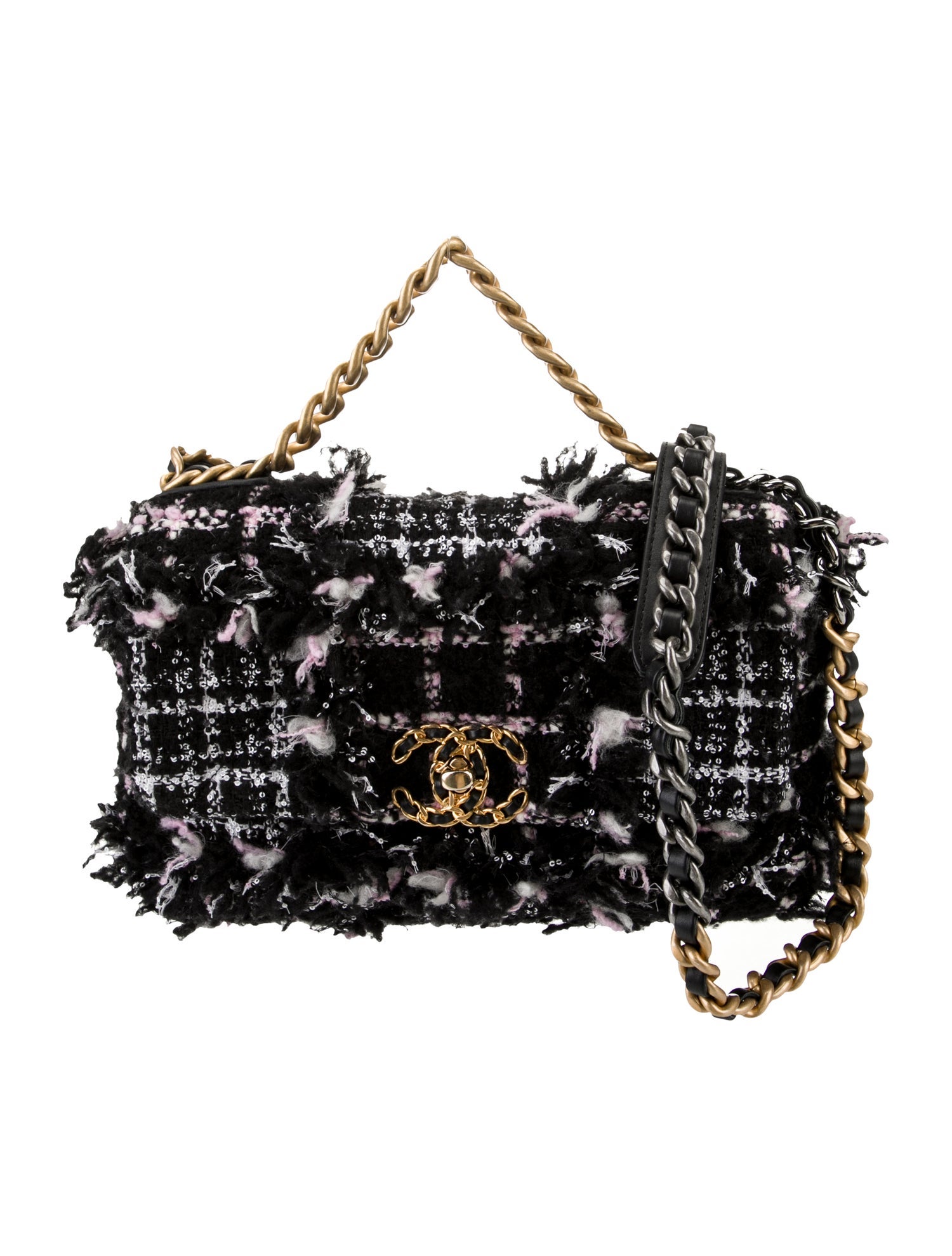 Chanel Medium Tweed 19 Flap Bag