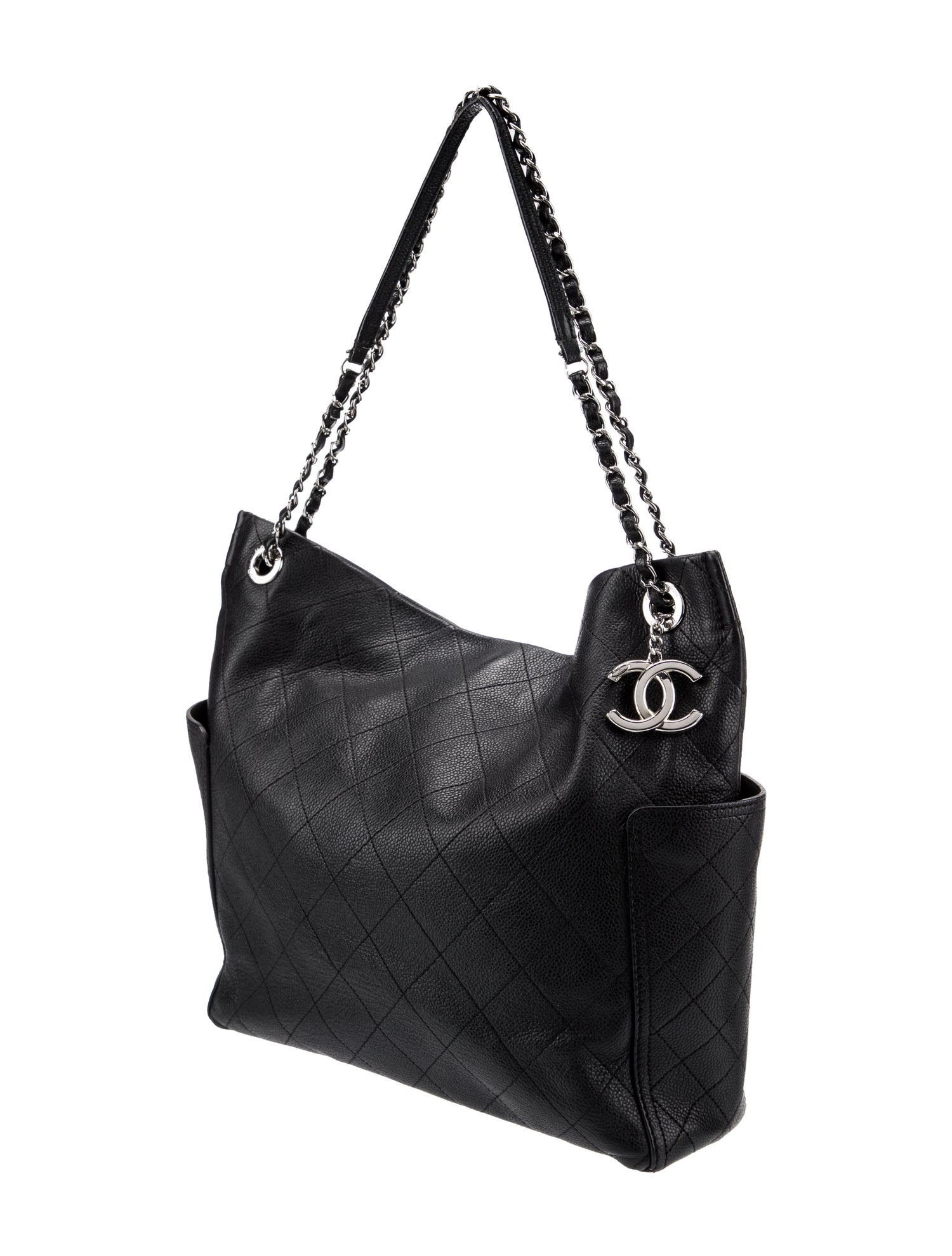 Chanel Quilted Around Pocket Tote