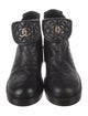 Chanel 2023 Interlocking CC Logo Chelsea Boots