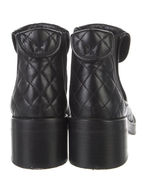 Chanel 2023 Interlocking CC Logo Chelsea Boots