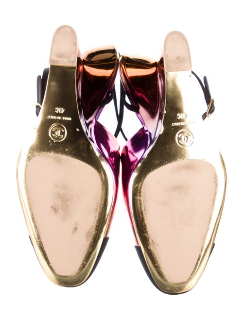 Chanel 2023-2024 Interlocking CC Logo Slingback Pumps