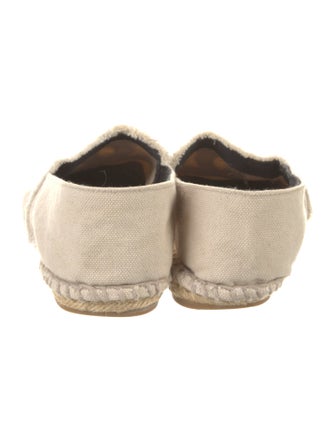 Chanel Interlocking CC Logo Canvas Espadrilles