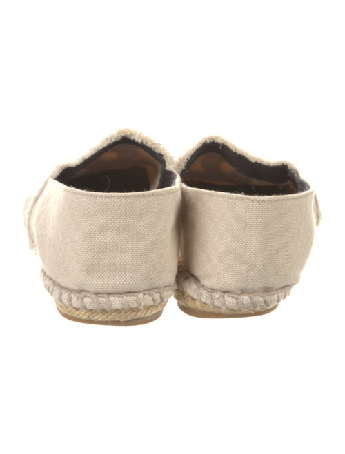 Chanel Interlocking CC Logo Canvas Espadrilles