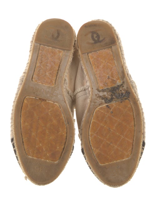 Chanel Interlocking CC Logo Canvas Espadrilles