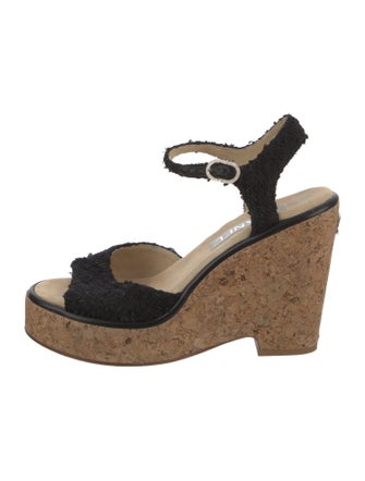 Chanel 2023 Interlocking CC Logo Espadrilles