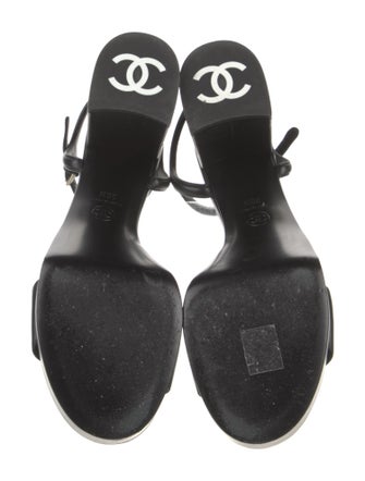 Chanel 2024 Interlocking CC Logo Sandals