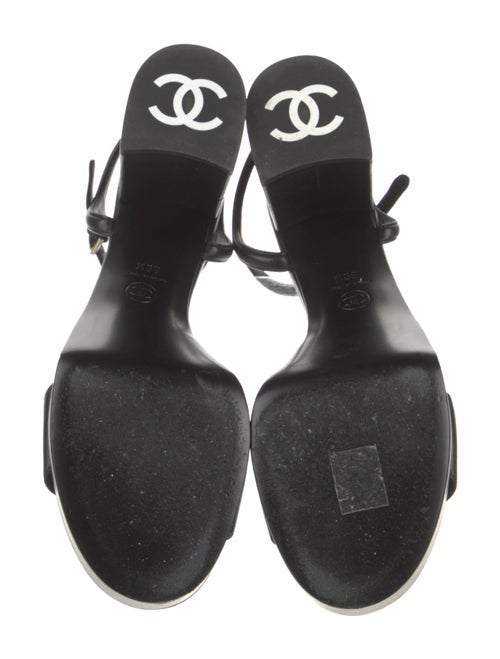 Chanel 2024 Interlocking CC Logo Sandals