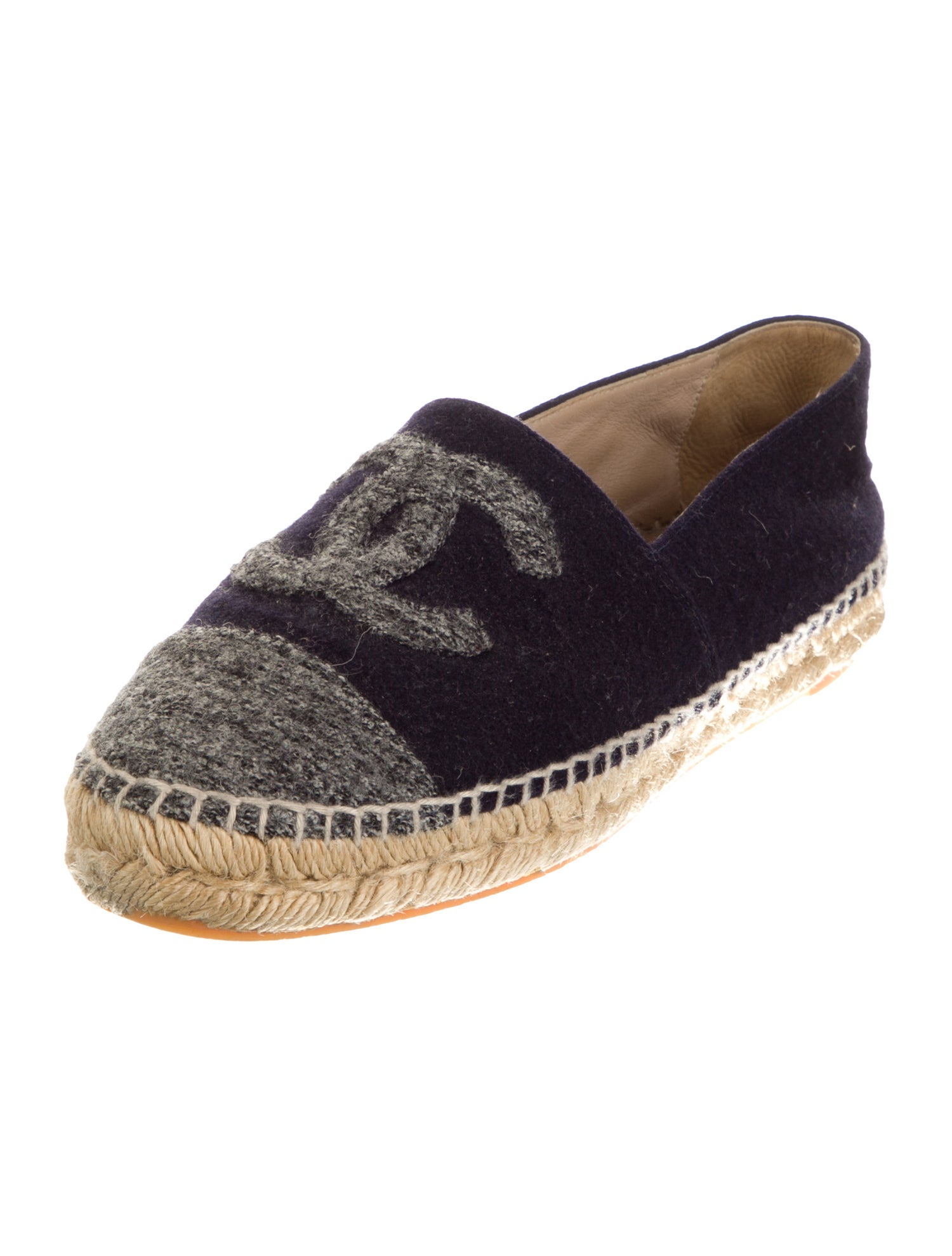 Chanel 2016 Interlocking CC Logo Espadrilles