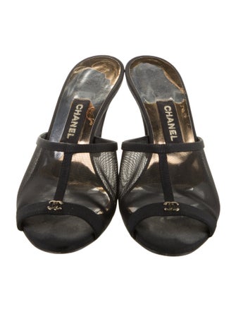 Chanel 2021 Interlocking CC Logo Slides