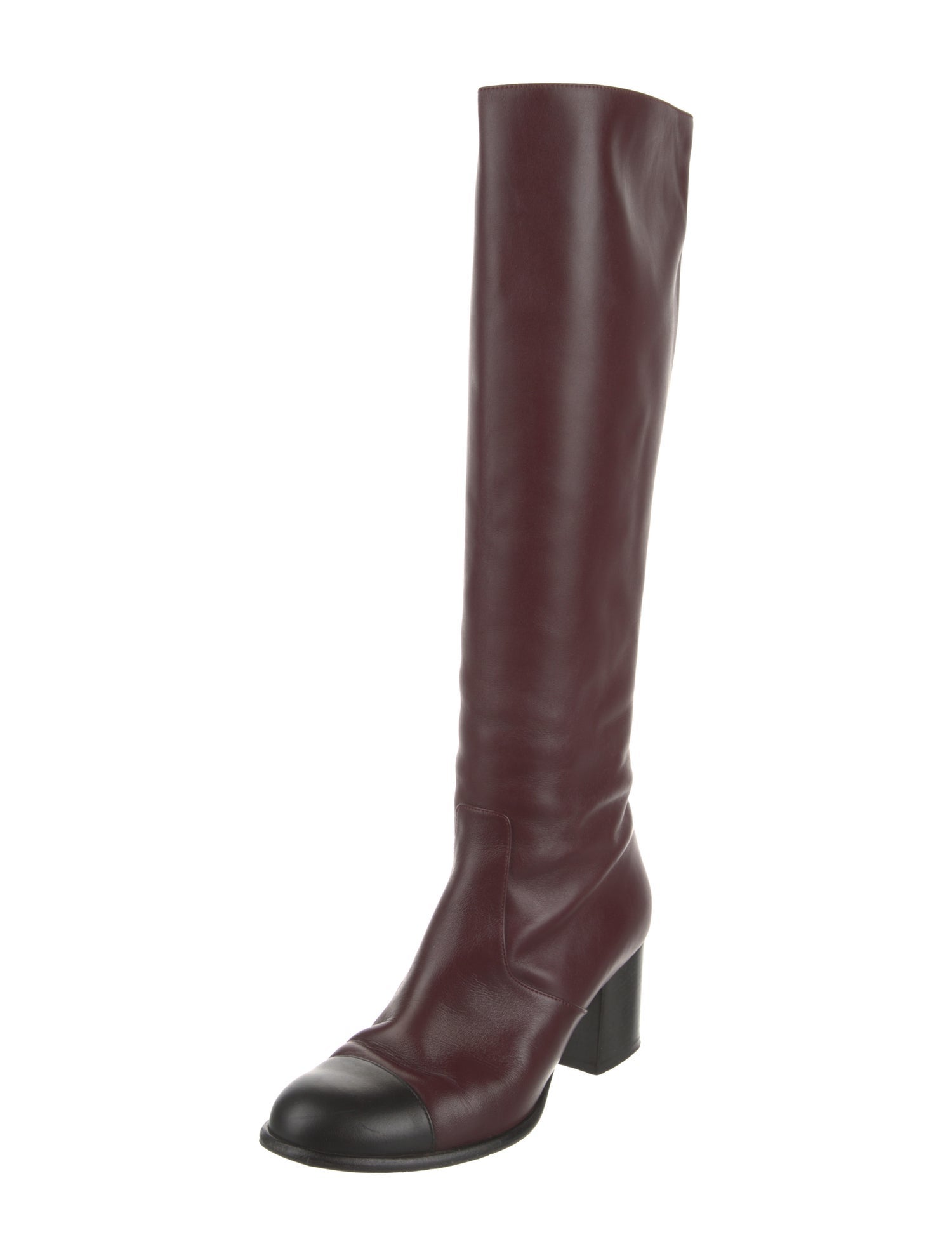 Chanel 2024 Interlocking CC Logo Riding Boots