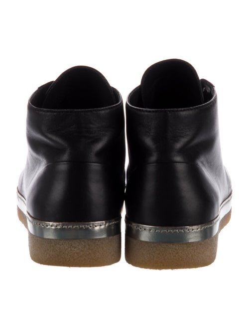 Chanel 2014 Interlocking CC Logo Lace-Up Boots