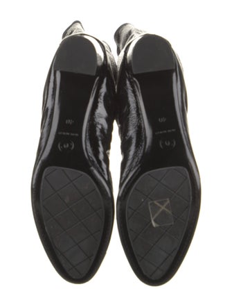 Chanel Interlocking CC Logo Leather Sock Boots