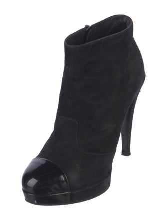 Chanel 2011 Interlocking CC Logo Boots