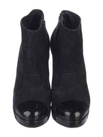 Chanel 2011 Interlocking CC Logo Boots