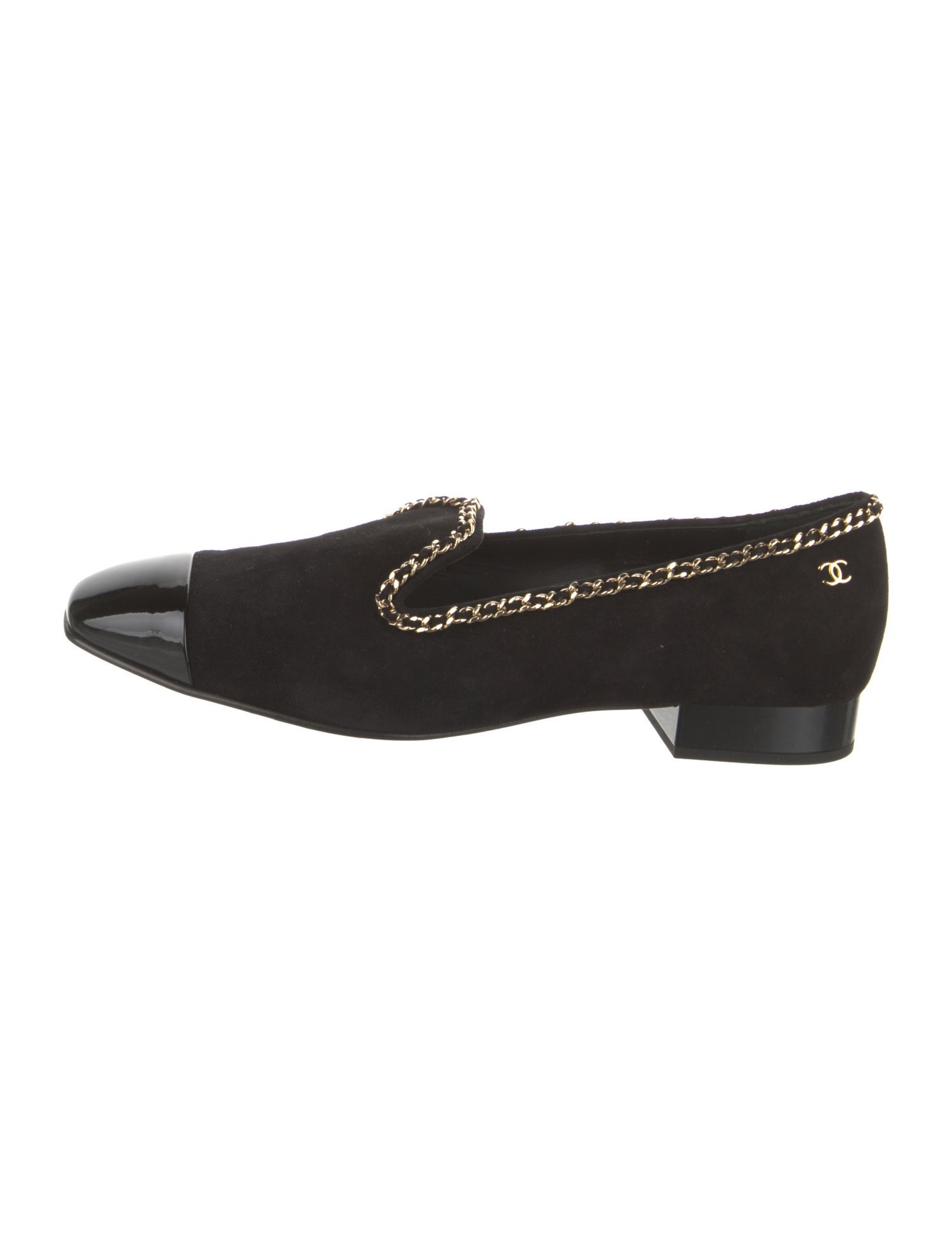 Chanel 2021 Interlocking CC Logo Flats