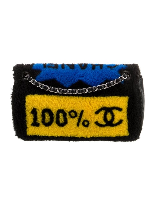 Chanel No. 5 Comic Shearling Flap Bag
