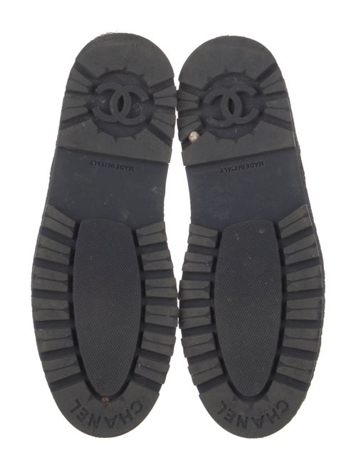 Chanel 2021 Interlocking CC Logo Combat Boots