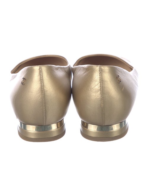 Chanel 2015 Interlocking CC Logo Ballet Flats