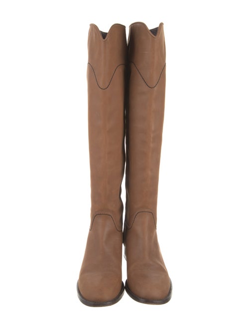 Chanel 2014 Interlocking CC Logo Riding Boots