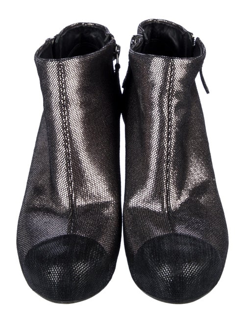 Chanel 2014 Interlocking CC Logo Boots