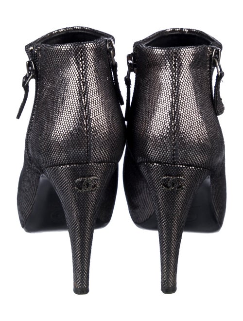 Chanel 2014 Interlocking CC Logo Boots