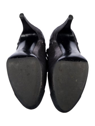 Chanel 2014 Interlocking CC Logo Boots