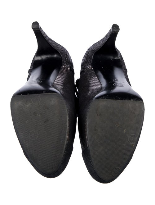 Chanel 2014 Interlocking CC Logo Boots