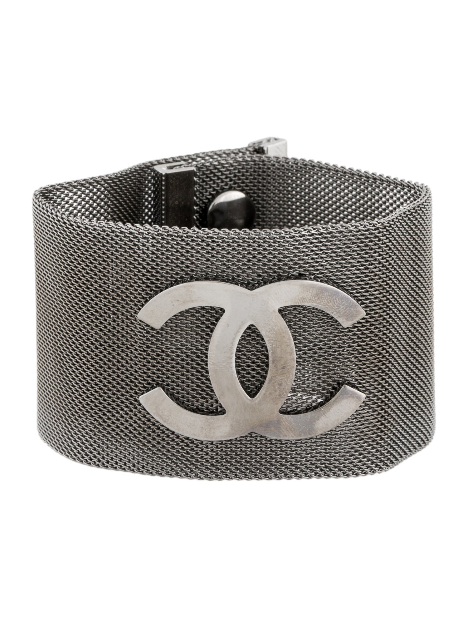 Chanel Mesh CC Logo Bracelet