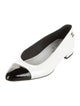 Chanel Interlocking CC Logo Patent Leather Ballet Flats