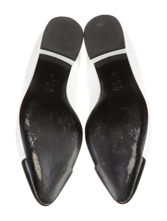 Chanel Interlocking CC Logo Patent Leather Ballet Flats